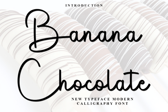 Banana Chocolate Font: Festive Typography for Campaigns