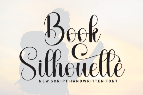 Book Silhouette Font for Elegant Web Design
