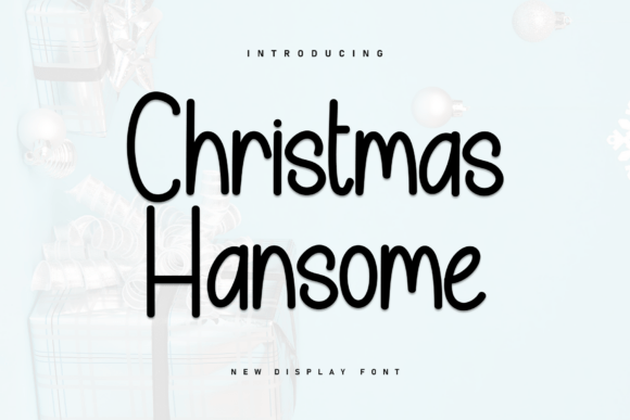 Christmas Hansome Font: Handwritten Branding for Small Business