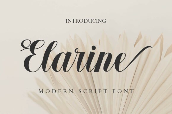 Elarine Font: Elevating Editorial Design with Grace