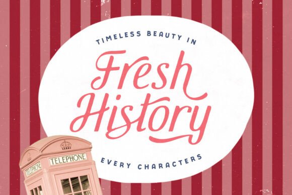 Fresh History Font: Vintage Charm for Editorial Design
