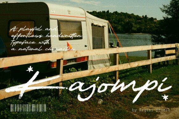 Kajompi Font: Authentic Handwritten Typography for Web Design