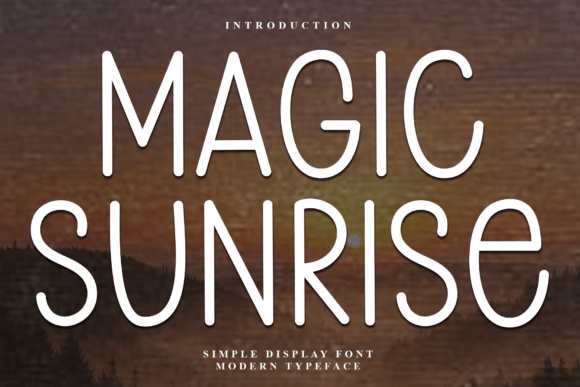 Magic Sunrise Font: Festive Typography for Marketing