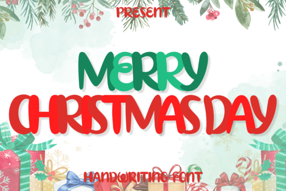 Merry Christmas Day Font: Festive Typography for Makers