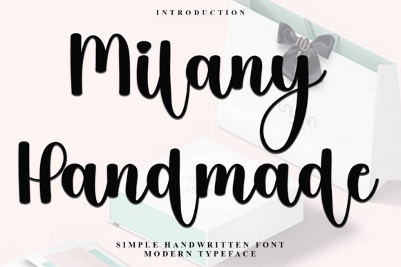 Milany Handmade Font: Elevating Small Business Branding