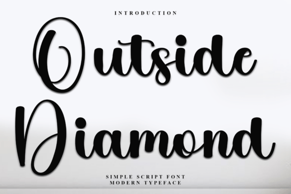 Outside Diamond Font: A Festive Typeface for Campaigns