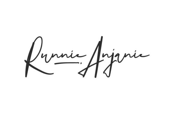 Runnie Anjanie Font for Editorial Design