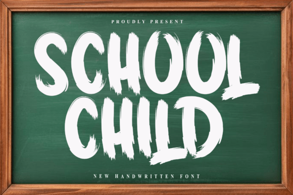 School Child Font: A Minimal Typeface for Web Design