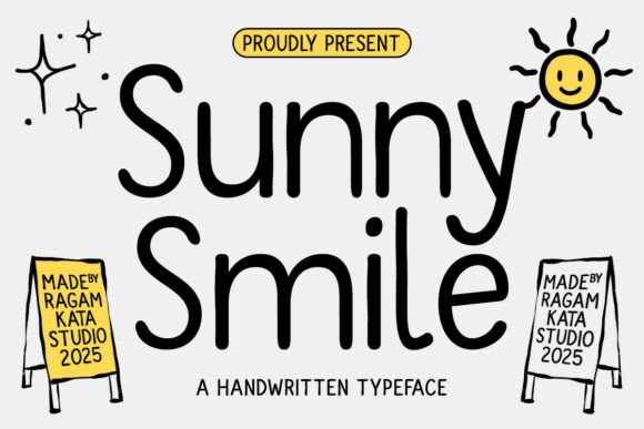 Sunny Smiles Font: Cheerful Typography for Crafters