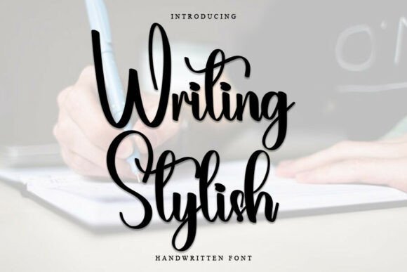 Writing Stylish Font Review for Festive Web Design