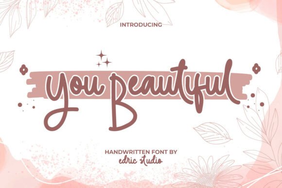 You Beautiful Font: Adding Warmth to Editorial Layouts